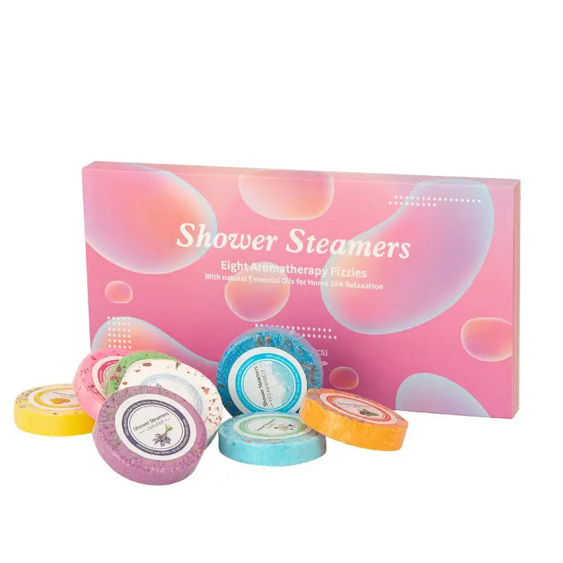 Box of aromatherapy shower steamers.