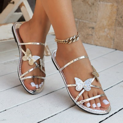 New Fashion Butterfly Cross-strap Sandals