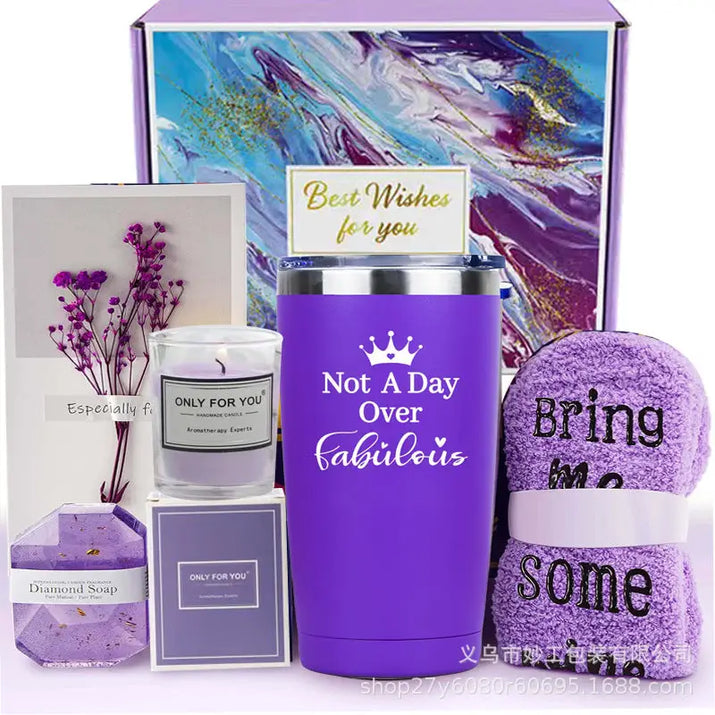 Purple gift set.