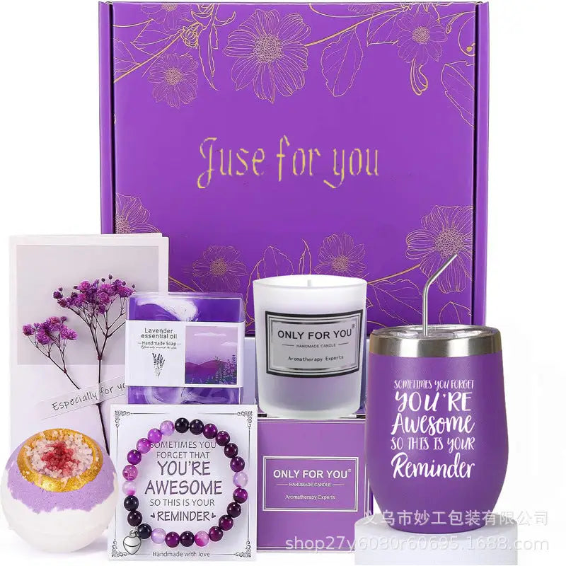 Purple gift set.