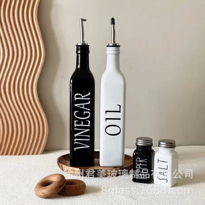 Kitchen condiment set.