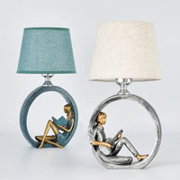 Two decorative lamps.