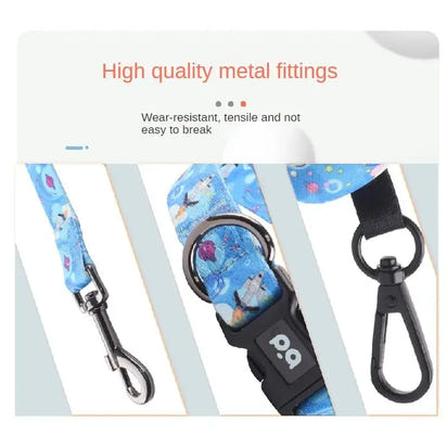 Dog Chest Collar Leash Set