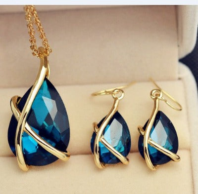 Pendant Necklace Earring Jewelry Set