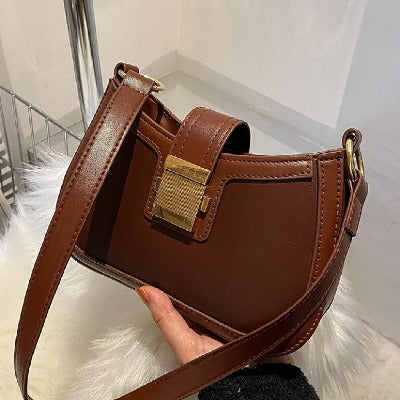 brown Women's Fashion Casual Crossbody Bag