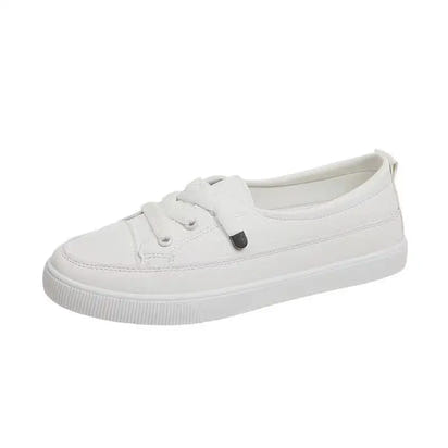 Casual Pu  Leather Sneakers - sleek-selections