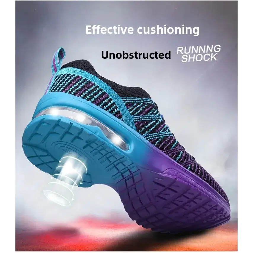 Casual Soft-Soled Air Cushion Running Sneakers - sleek-selections
