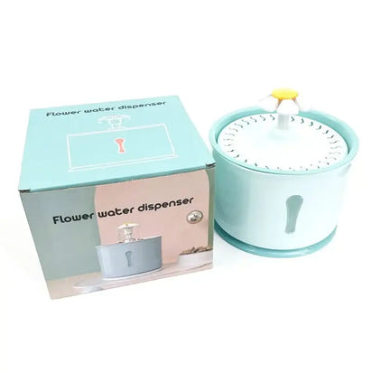 Aqua flower water dispenser with box.