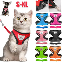 Cat Dog Harness with Lead Leash showing a comfortable furry companion leash and dog harness lead