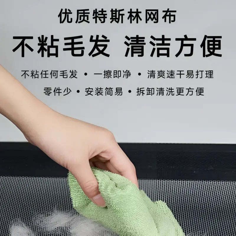 Easy-clean mesh fabric on Kennel Dog Bed for Large Dogs in the Large Dog Kennel Bed