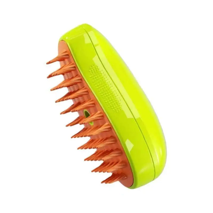 Green and orange scalp massager for cats, perfect as a cat spray comb or spray comb tool