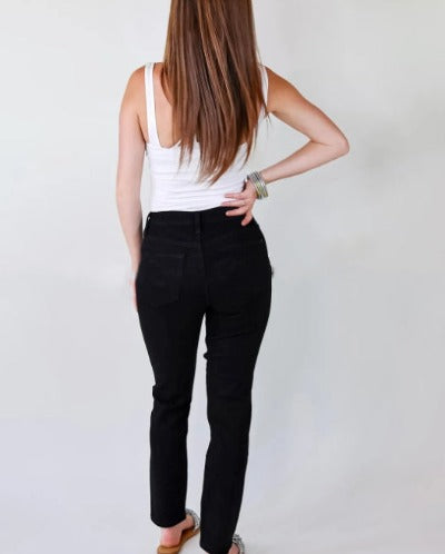 black women's jeans stretchy