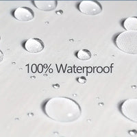 Blumen-Duschvorhang, 4-teiliges Set