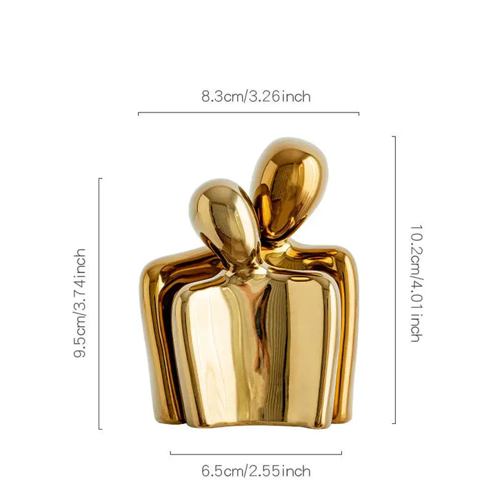 Ceramic Couple Ornaments - sleek-selections