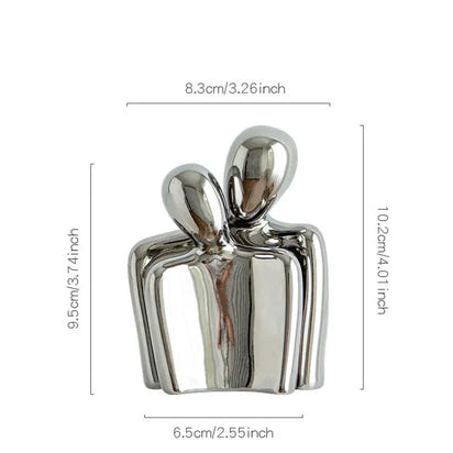 Ceramic Couple Ornaments - sleek-selections
