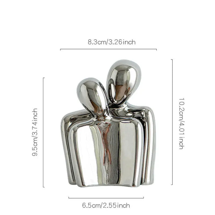 Ceramic Couple Ornaments - sleek-selections