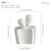 Ceramic Couple Ornaments - sleek-selections