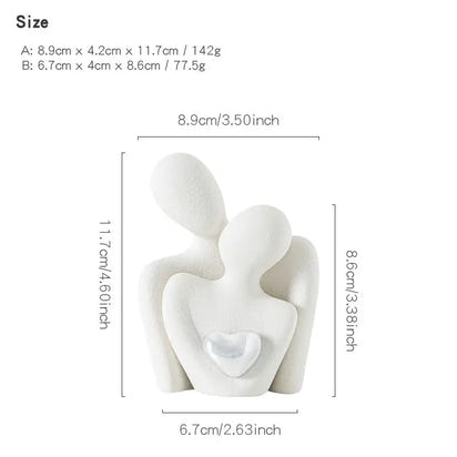 Ceramic Couple Ornaments - sleek-selections