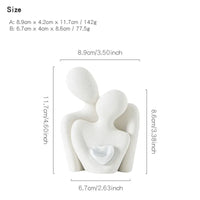 Ceramic Couple Ornaments - sleek-selections