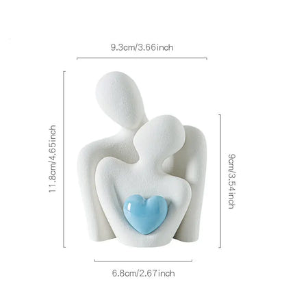Ceramic Couple Ornaments - sleek-selections