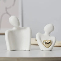Ceramic Couple Ornaments - sleek-selections