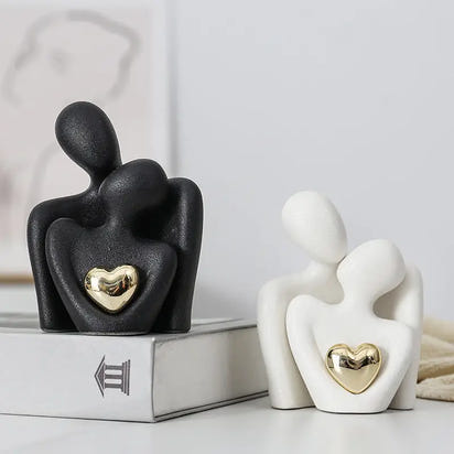 Ceramic Couple Ornaments - sleek-selections