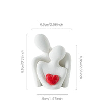 Ceramic Couple Ornaments - sleek-selections