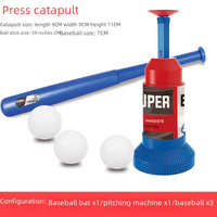 Baseball pitching machine toy.