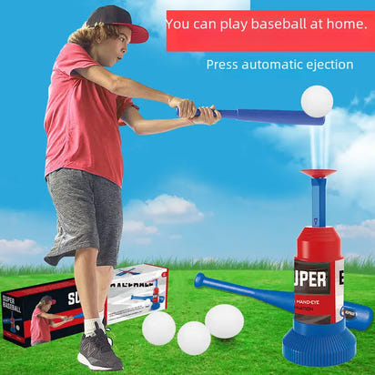 Baseball toy set.