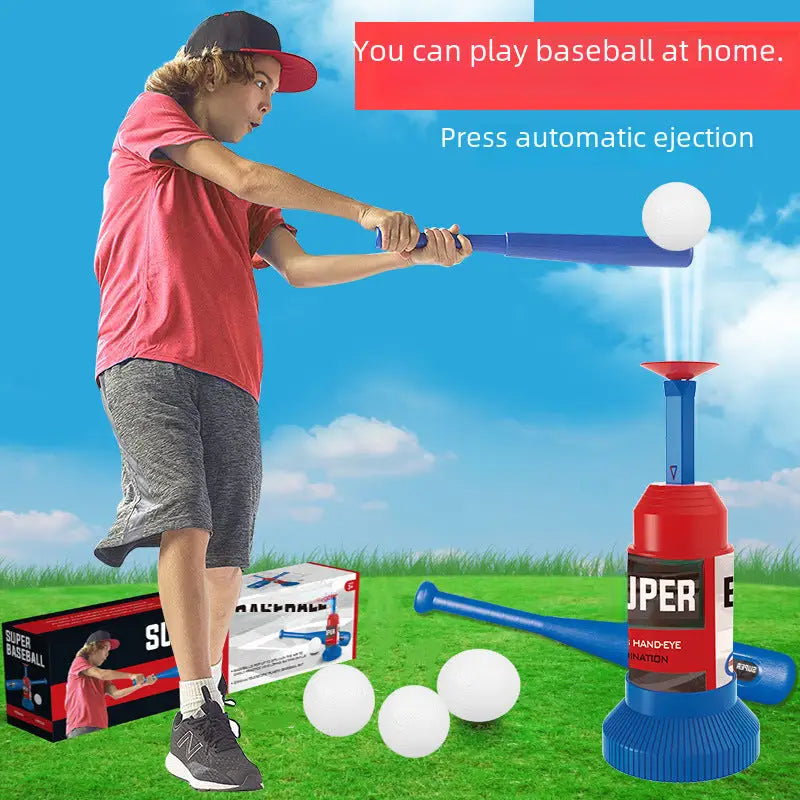 Baseball toy set.