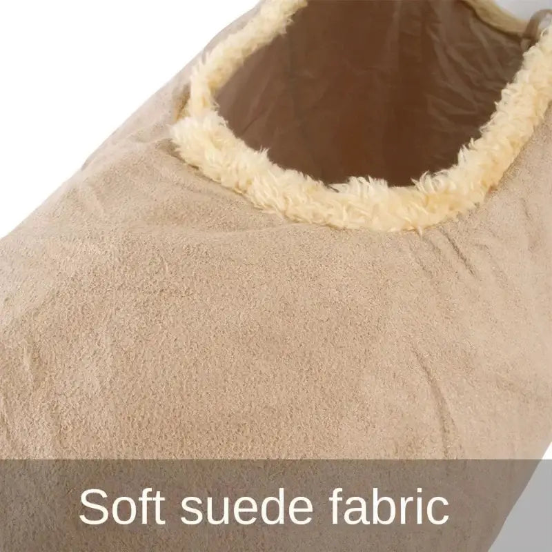 Soft suede pet bed.