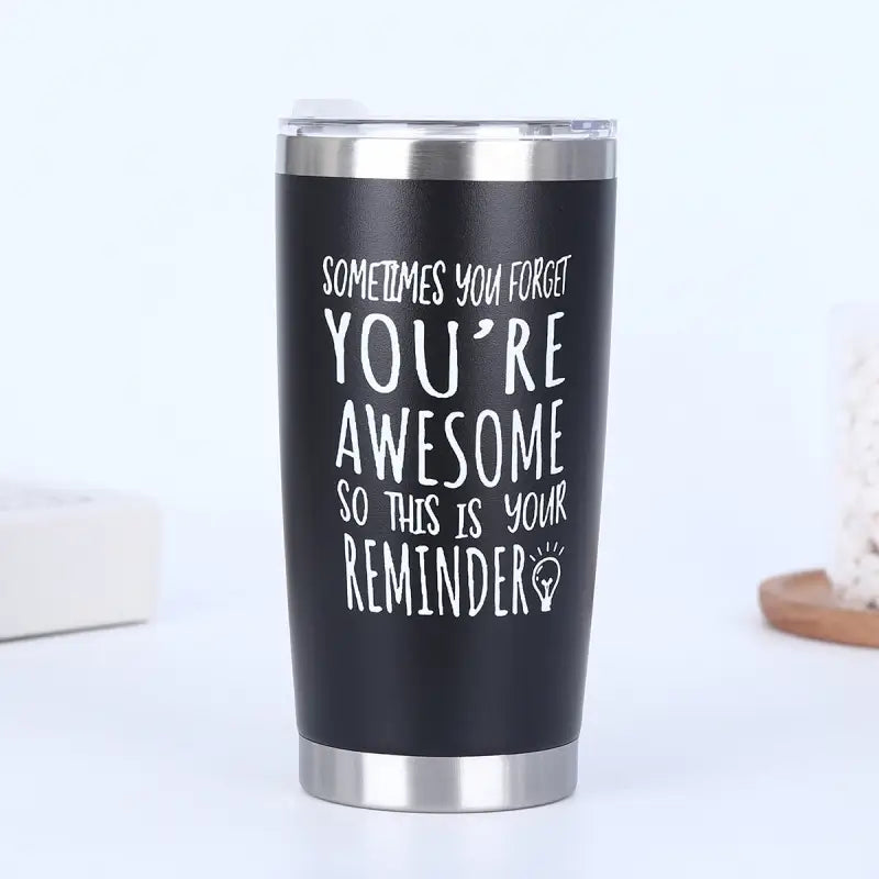 Creative 20oz Stainless Steel Car Mug - sleek-selections