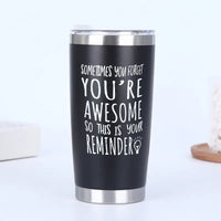 Creative 20oz Stainless Steel Car Mug - sleek-selections