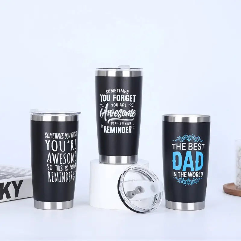 Creative 20oz Stainless Steel Car Mug - sleek-selections