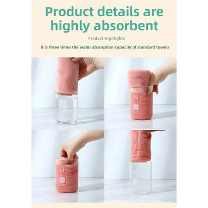 Caja de regalo de toalla de terciopelo coral