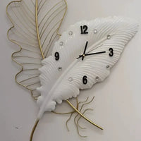 Decorative Feather Clock - sleek-selections