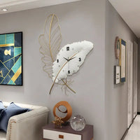 Decorative Feather Clock - sleek-selections