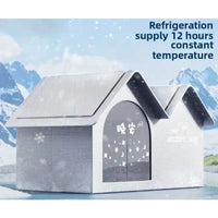 House-shaped refrigeration box.