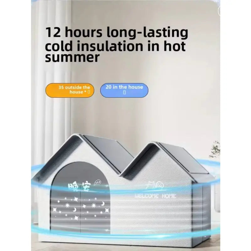 Insulated pet house.