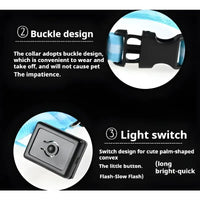 Pet collar features.