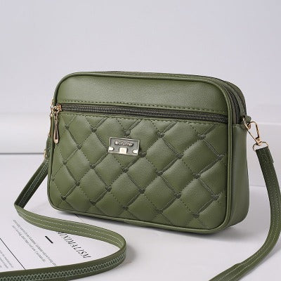 green Small Shoulder Small Square Bag Purse