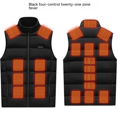 Smart Self-heating Vest USB Constant Temperature