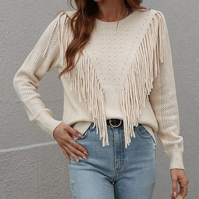 Women's Tassel Sweater