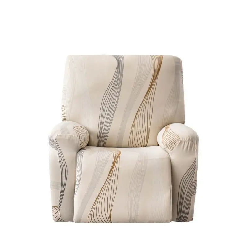 Elastic Sofa Cover with Stylish Patterned Recliner Chair Cover for Comfortable Protection