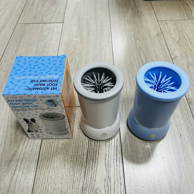 Electric pet silicone automatic foot washer for easy pet paw cleaning and hygiene