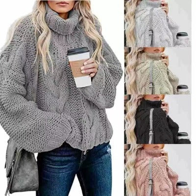 womens cable knit sweater