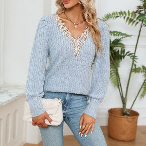 womens blue sweater