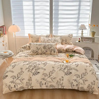 Fresh four-Piece Set Washed Cotton Bedding - sleek-selections