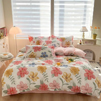 Fresh four-Piece Set Washed Cotton Bedding - sleek-selections