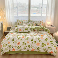 Fresh four-Piece Set Washed Cotton Bedding - sleek-selections